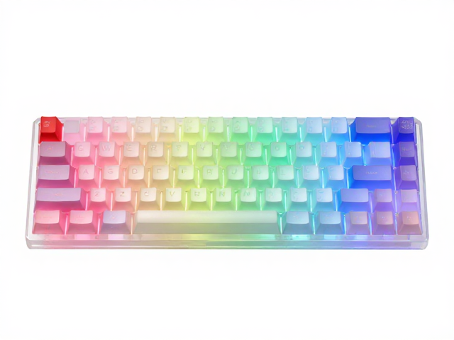 高透RGB PC键帽客制化指南,易染色特性与透光效果全解析
