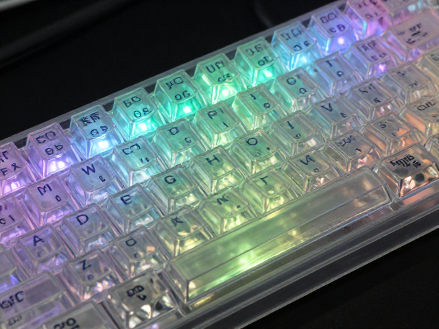 东丽PC原料注塑成型高透RGB键帽,电竞级透光与耐用性解析