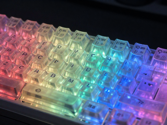 东丽PC原料注塑成型高透RGB键帽,电竞级透光与耐用性解析