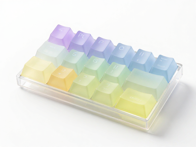 高透RGB PC键帽半透明渐变设计,如何解决易沾指纹难题?