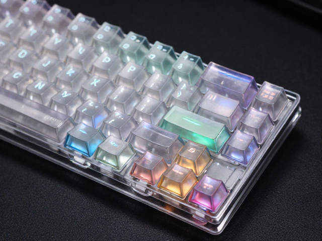 高透RGB PC电竞键帽评测,硬度适中,比玻璃更轻便