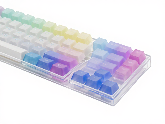 高透RGB PC电竞键帽，半透明渐变注塑工艺解析与选购指南