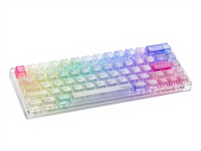 高透RGB PC电竞键帽，半透明渐变注塑工艺解析与选购指南