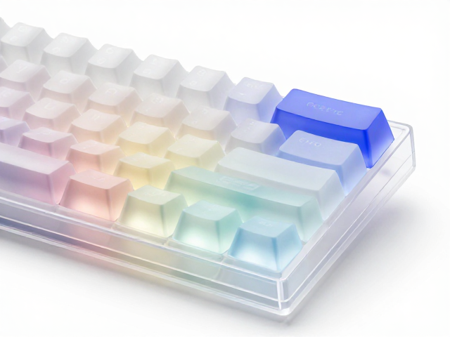 高透RGB PC电竞键帽，半透明渐变注塑工艺解析与选购指南