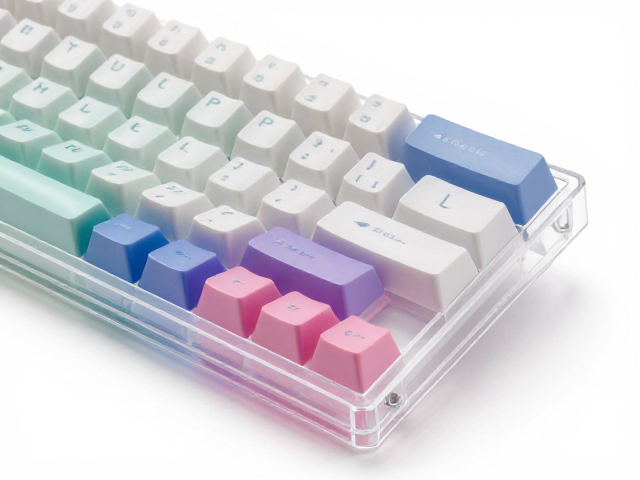 高透RGB PC电竞键帽评测,双色注塑工艺与卓越光泽度解析