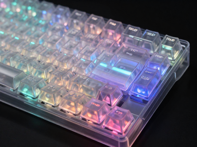 高透RGB PC键帽注塑成型解析,透光率与电竞性能全攻略