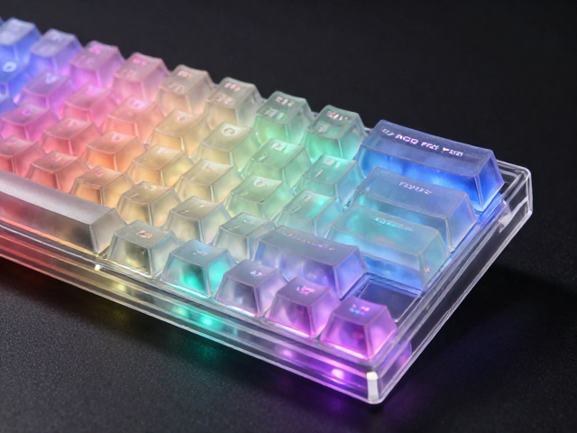 高透RGB PC电竞键帽评测,双色注塑工艺详解,双色模打造极致透光效果