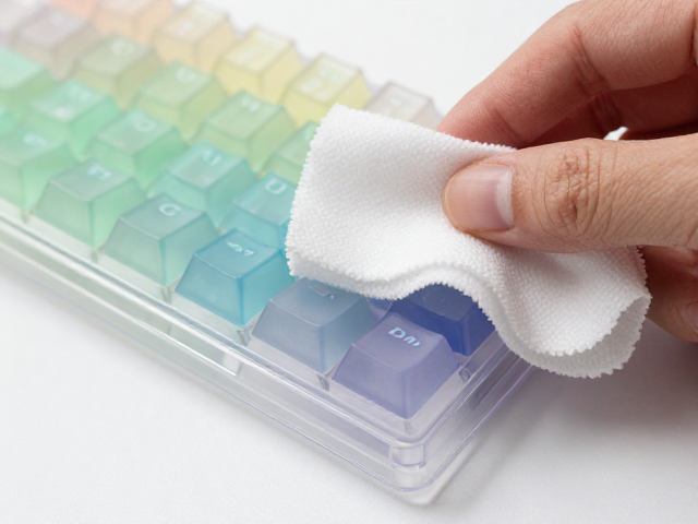 高透RGB PC键帽怎么洗?软布清洁,特殊涂层手感增强指南
