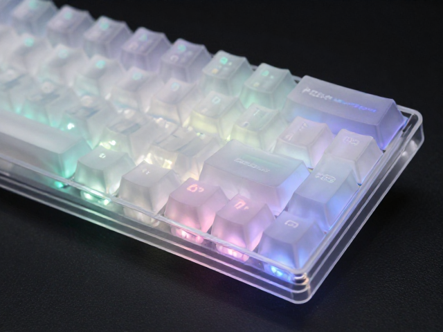 高透RGB PC电竞键帽评测,双色注塑工艺详解,双色模打造极致透光效果
