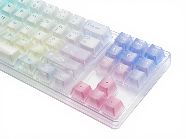 高透RGB PC电竞键帽，半透明渐变注塑成型工艺解析与选购指南