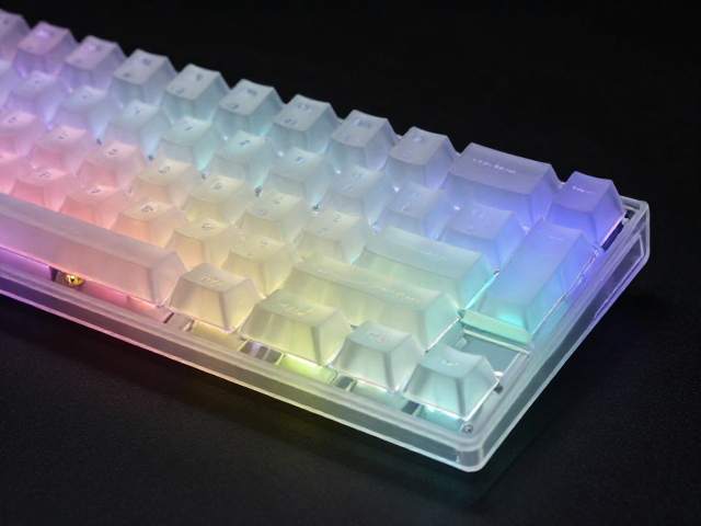 高透RGB PC电竞键帽，半透明渐变注塑成型工艺解析与选购指南
