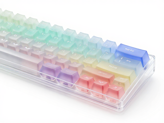 高透RGB PC电竞键帽，半透明渐变注塑成型工艺解析与选购指南