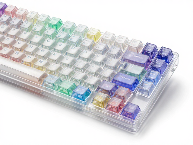 高透RGB PC键帽配客制化机械键盘，抗指纹涂层技术详解