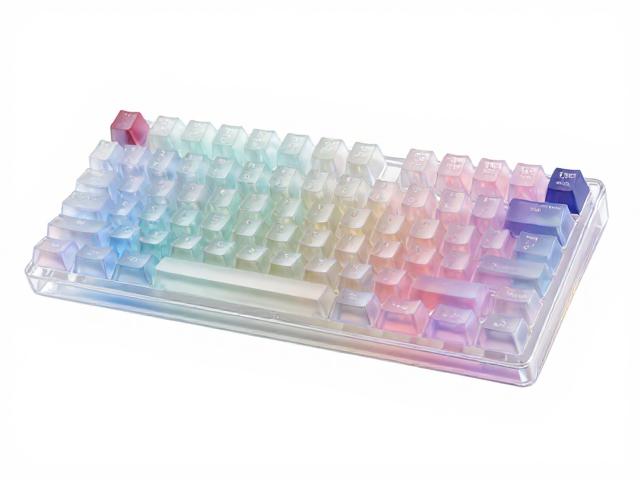 高透RGB PC键帽配客制化机械键盘，抗指纹涂层技术详解