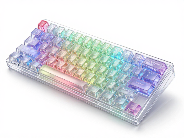 高透RGB PC键帽配客制化机械键盘，抗指纹涂层技术详解