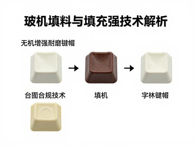 玻纤增强耐磨键帽,无机填料与填充增强技术解析