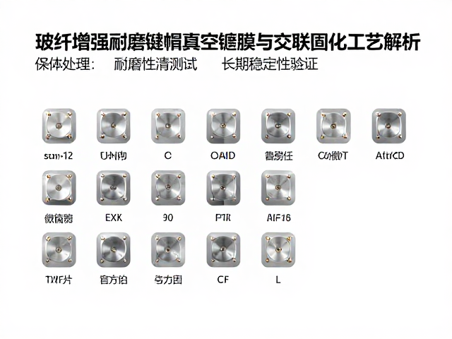 玻纤增强耐磨键帽真空镀膜与交联固化工艺解析