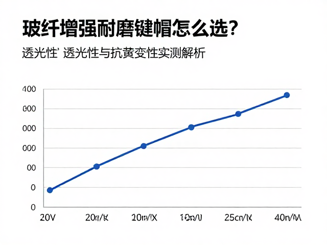 玻纤增强耐磨键帽怎么选?透光性与抗黄变性实测解析
