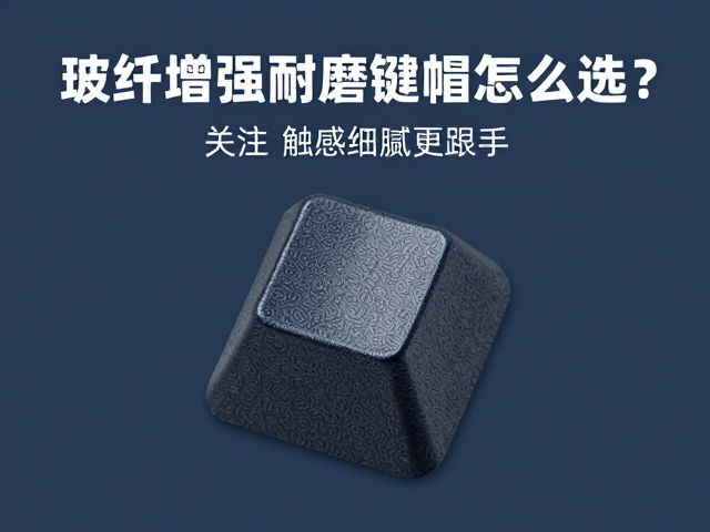 玻纤增强耐磨键帽怎么选？关注透光率参数，触感细腻更跟手