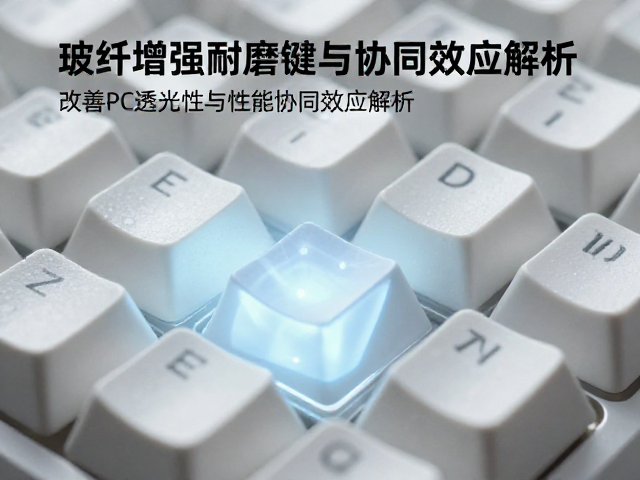 玻纤增强耐磨键帽,改善PC透光性与性能协同效应解析