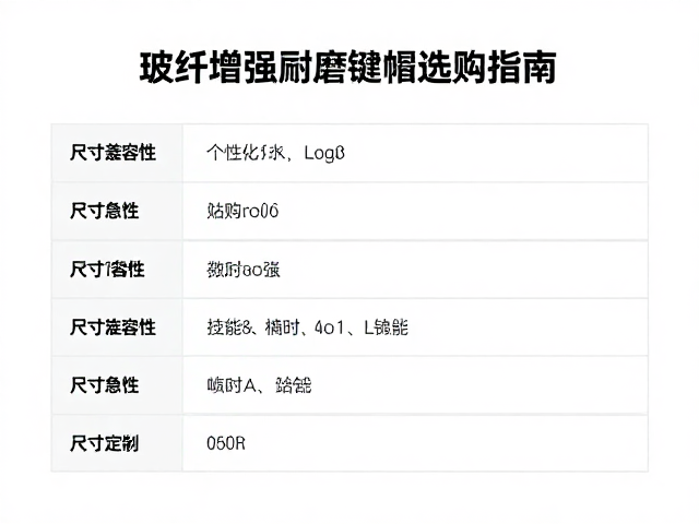 昆山定制客制化键帽,玻纤增强耐磨键帽选购指南
