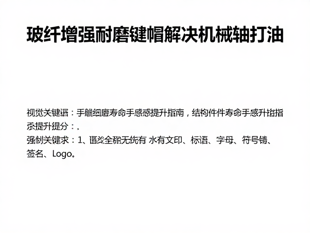 玻纤增强耐磨键帽解决机械轴打油,结构件寿命与手感提升指南