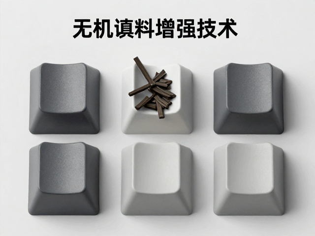PC玻纤增强耐磨键帽，无机填料增强技术解析