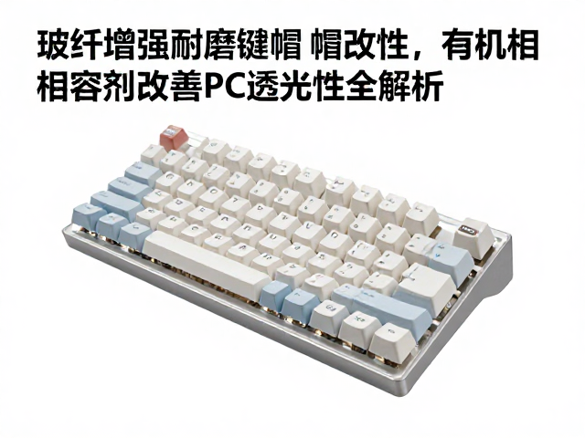 玻纤增强耐磨键帽改性,有机相容剂改善PC透光性全解析