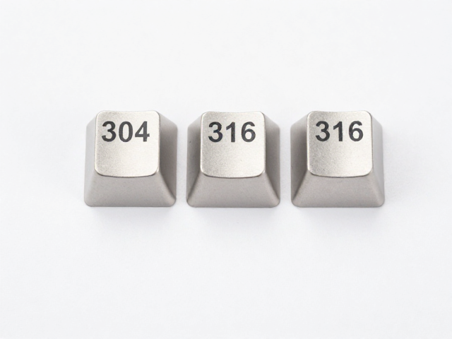轻量化铝合金电竞键帽对比304/316不锈钢,激光切割工艺与选购指南