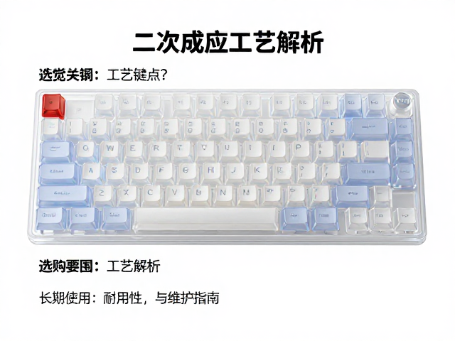 全透双色键帽怎么选?二次成型工艺解析,打造高端外设配件质感