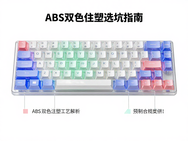 全透双色竞技键帽,ABS双色注塑工艺解析与选购指南