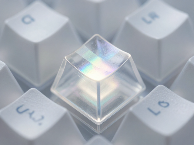 液态硅胶LSR透光键帽,色散系数低,透光更纯净