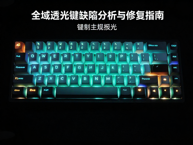 全域透光键帽缺陷分析与修复指南,机械键盘完美透光技巧