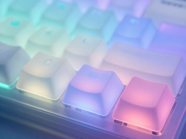 雾度值多少才透亮?高饱和全域透光键帽选购指南