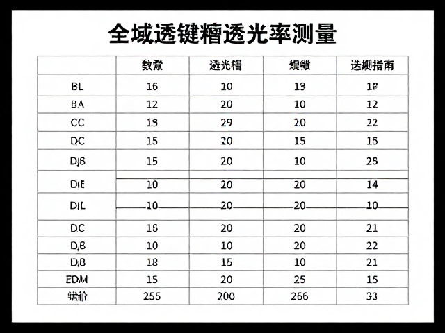 全域透光键帽透光率测量,实测数据与选购指南