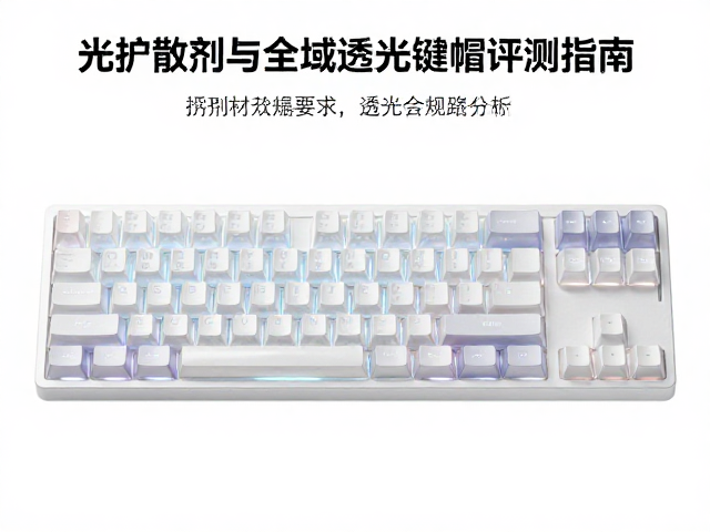 高透光率键帽怎么选?光扩散剂与全域透光键帽评测指南