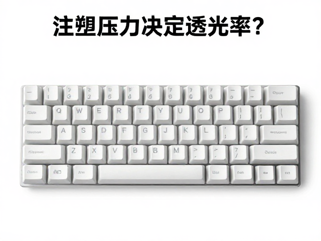 注塑压力决定透光率?揭秘战队Logo键帽的全域透光工艺