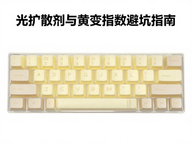 全域透光键帽怎么选?光扩散剂与黄变指数避坑指南