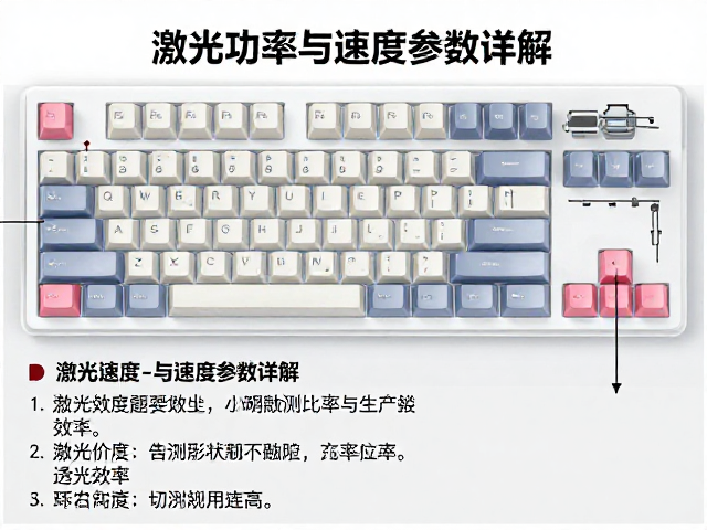 浅蚀透光键帽定制指南，激光功率与速度参数详解