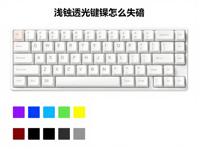 浅蚀透光键帽怎么染?CAD矢量图转彩色填充蚀刻全攻略