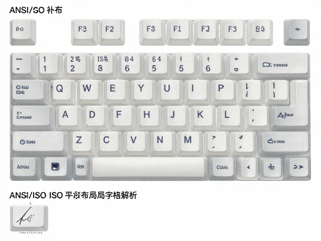 浅蚀透光键帽清洁指南,微湿软布养护,ANSI/ISO布局字符解析