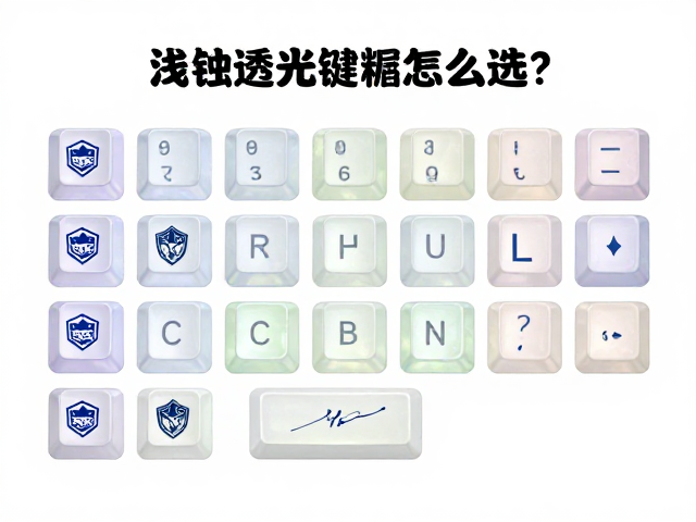 浅蚀透光键帽怎么选？结合战队Logo与透光均匀性定期检查指南