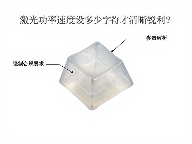浅蚀透光键帽参数解析,激光功率速度设多少字符才清晰锐利?