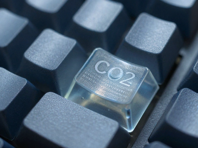CO2激光雕刻浅蚀透光键帽,精准控制打标深度,打造极致透光效果