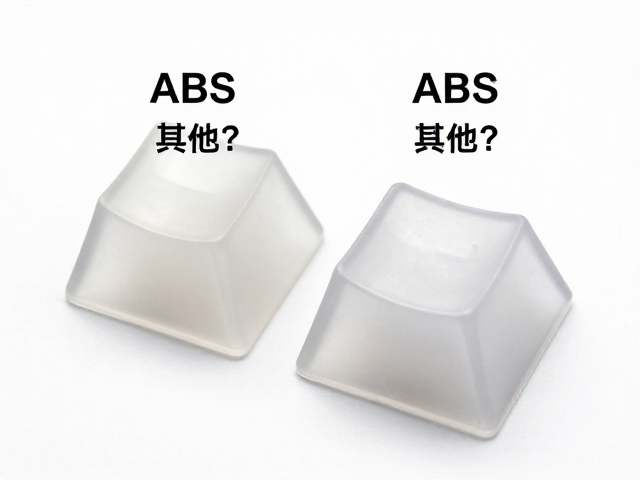 浅蚀透光键帽用ABS还是其他?激光吸收率实测对比材质