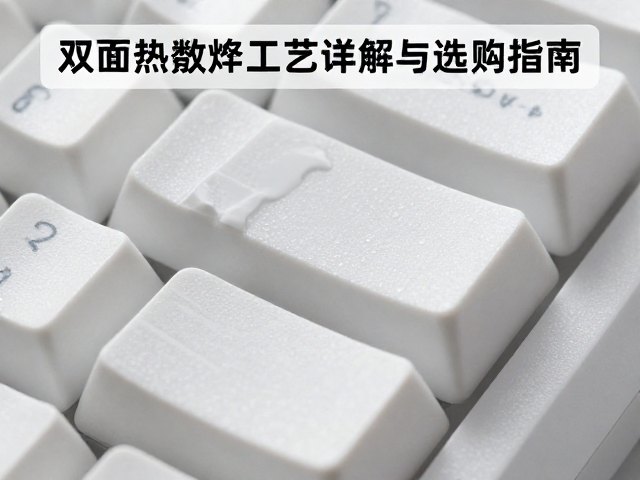 雾面不透光热升华键帽,专用墨水,双面热升华工艺详解与选购指南