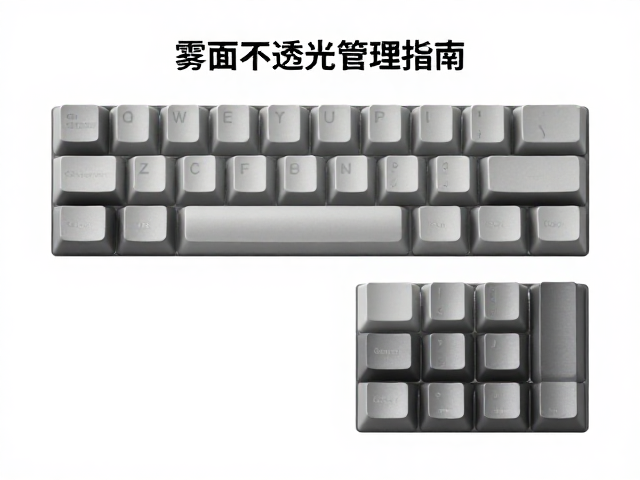 雾面不透光热升华键帽,从单色到高清彩印的色差管理指南