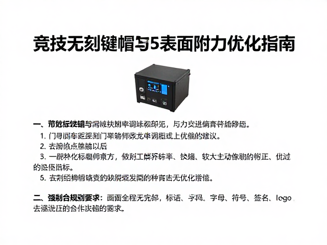 竞技无刻键帽激光打标,功率焦距调试与表面附着力优化指南