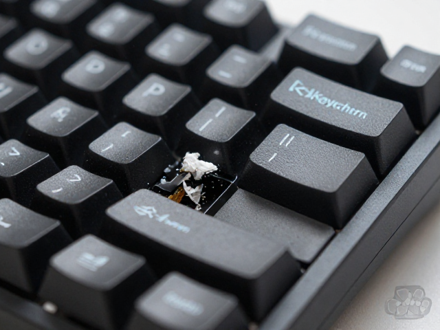 Keychron竞技无刻键帽保养,避坑酒精擦拭防掉字指南