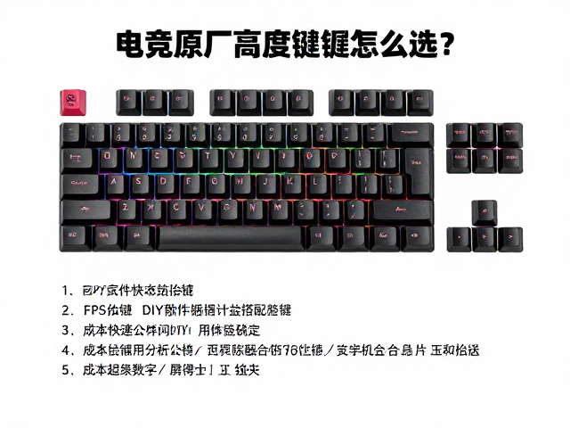 电竞原厂高度键帽怎么选?FPS快速抬键,DIY散件搭配全攻略